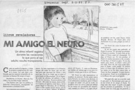 Mi amigo el negro  [artículo].