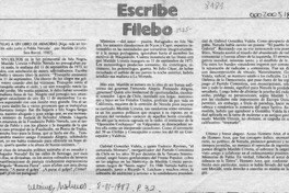 Apostillas a un libro de memorias  [artículo] Filebo.