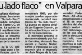 "Su lado flaco" en Valparaíso