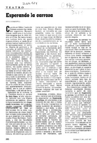 Esperando la carroza