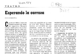 Esperando la carroza