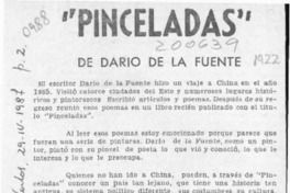 "Pinceladas"  [artículo].