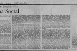 Doctrina social  [artículo] Carlos I. Massini-Correas.