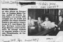 Novela premiada  [artículo].