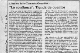 "La confianza", tienda de cuentos  [artículo] Germán López Droguett.
