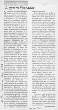 Augusto Pescador