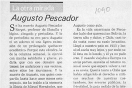 Augusto Pescador