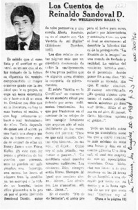 Los cuentos de Reinaldo Sandoval Durán