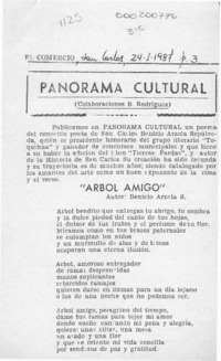 Panorama cultural  [artículo] B. Rodríguez.