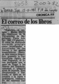El Correo de los libros  [artículo].