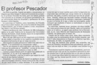 El profesor Pescador