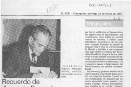 Recuerdo de Augusto Pescador
