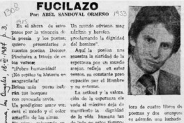 Fucilazo  [artículo] Abel Sandoval Ormeño.