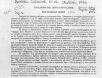 Evolución del lenguaje galante