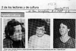 Músicos y escritores en presentación de libro