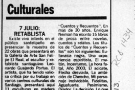 Enrique Neiman, cuentos  [artículo].