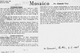 Mosaico  [artículo] Abelardo Troy.