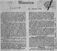 "Palabra escrita"  [artículo] Abelardo Troy.