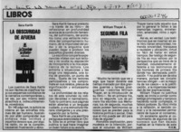 Libros  [artículo] H. V. M.