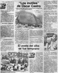 "Los inútiles" de Oscar Castro