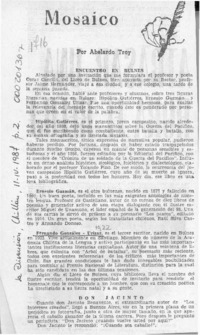 Mosaico  [artículo] Abelardo Troy.