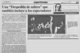 Una "Despedida de soltera" que también incluye a los espectadores