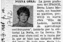 Nueva obra  [artículo].