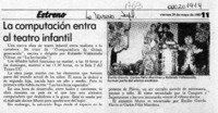 La Computación entra al teatro infantil  [artículo].
