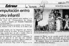 La Computación entra al teatro infantil  [artículo].