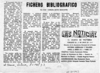 Fichero bibliográfico  [artículo] Carlos René Ibacache.