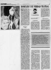 Rosicler y su verdad teatral  [artículo] Yolanda Montecinos.