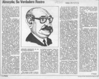 Almeyda, su verdadero rostro  [artículo] A. Parraguez.