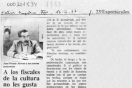 A los fiscales de la cultura no les gusta "El Abanderado"  [artículo].