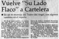 Vuelve "Su lado flaco" a cartelera