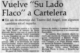 Vuelve "Su lado flaco" a cartelera