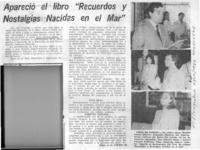 Apareció el libro "Recuerdos y nostalgias nacidas en el mar"