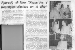 Apareció el libro "Recuerdos y nostalgias nacidas en el mar"