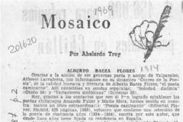 Mosaico  [artículo] Abelardo Troy.