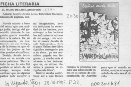 El Muro de los lamentos  [artículo].