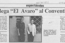 El 17 llega "El Avaro" al Conventillo