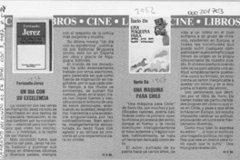 Libros  [artículo] H. V. M.