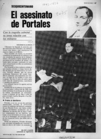 El asesinato de Portales  [artículo] Sergio Villalobos Rivera.