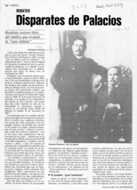 Disparates de Palacios  [artículo] Mario Céspedes Gutiérrez.