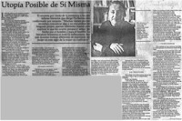 Utopía posible de sí misma