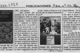 La Dificultad de innovar  [artículo].