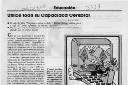 Utilice toda su capacidad cerebral  [artículo].