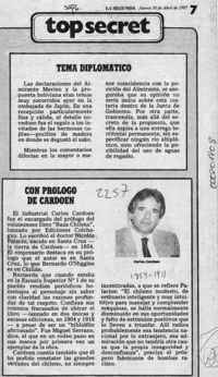 Con prólogo de Cardoen  [artículo].