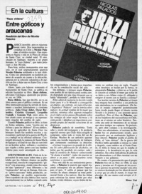 Entre góticos y araucanas  [artículo] Elena Vial.