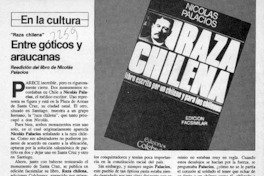 Entre góticos y araucanas  [artículo] Elena Vial.