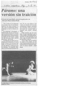 Páramo, una versión sin traición  [artículo].